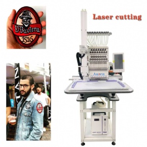 Single head laser cutting embroidery machine