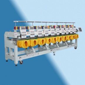 10 heads computerized embroidery machine for cap sock shirt flat manufacturers wholesale price