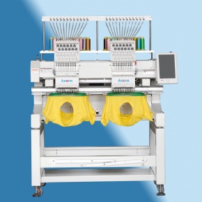 High Speed Automatic 2 Heads Fully Automatic Computer Embroidery Machine with factory prices