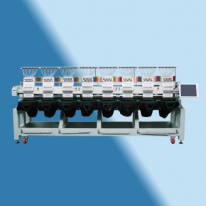 Auzen Multi Head Computerized Embroidery Machine For Cap/T shirts